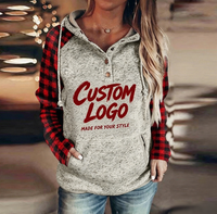 Pull à capuche unisexe personnalisé en tricot surdimensionné pour Noël avec broderie motif renne et logo frontal – Long pull décontracté d'hiver