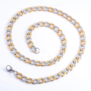 Collier en acier inoxydable pour femmes et hommes, chaîne cubaine gourmette, collier ras du cou punk hip-hop, accessoires de fabrication de bijoux, cadeau DIY - Product Image 6
