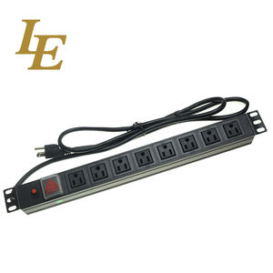 Unidad de Distribución de Energía Monitoreada Universal de 19 Pulgadas, Tipo Americano, 8 Fases/6 Fases, con Interruptor, Personalizable OEM/ODM - Product Image 2