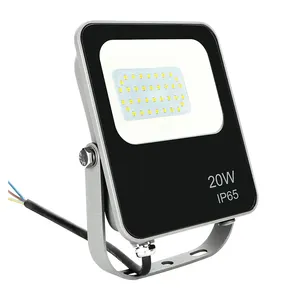 KCD IP65 Waterproof Wide Beam Angle 20W Outdoor Flood Light Mini Halogen Led Slim Flood Light