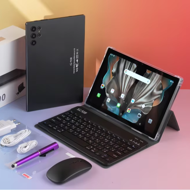 High Quality Tablet PC 10.1 Inch Quad Core Make Call Sim Tablett Computer With Keyboard