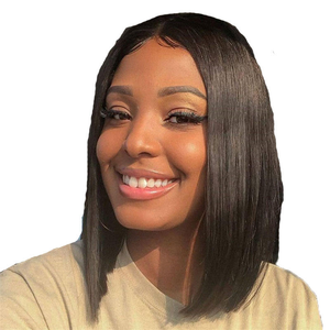 Perruque courte et droite <span class=keywords><strong>bon</strong></span> marché, perruque pour femmes, perruque moelleuse, douce et de bonne qualité, en stock, <span class=keywords><strong>prix</strong></span> de gros - Product Image 2