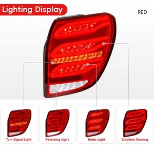 Nuevas Luces LED de Freno Traseras ABS para Automóvil, Lámpara Trasera LED Impermeable para Chevrolet Captiva 2012-2015, Luz de Circulación Diurna Roja de 12V - Product Image 4