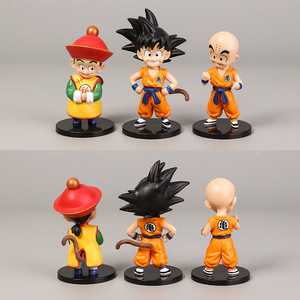Ensemble de 6 figurines d'action en PVC DBZ <span class=keywords><strong>Goku</strong></span> Gohan Vegeta Piccolo <span class=keywords><strong>Chichi</strong></span>, modèles d'anime à collectionner, jouets pour les fans, cadeau pour les enfants - Product Image 3
