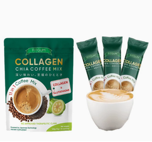 <span class=keywords><strong>Poudre</strong></span> de <span class=keywords><strong>café</strong></span> 11 <span class=keywords><strong>en</strong></span> 1 - Mélange de <span class=keywords><strong>café</strong></span> au collagène et aux graines de chia Fitgum avec glutathion - Product Image 5