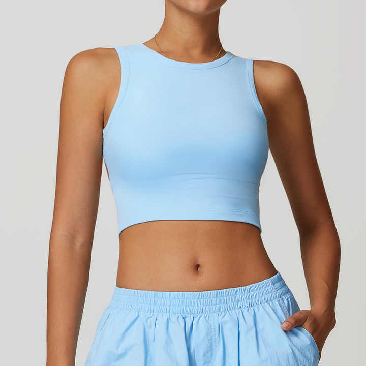 Back Cut-Out Sports Yoga Vest
