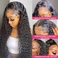 Perruque en cheveux naturels vietnamiens ondulés, 30 pouces, 13x6 HD, sans colle, avec dentelle frontale, bouclée birmane, cheveux humains vierges alignés sur les cuticules