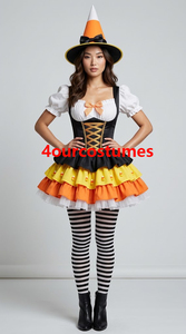 Costume de squelette pour femmes, enfants et parents pour le carnaval, Halloween, cosplay - Product Image 5