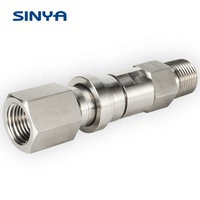 L'instrumentation Raccord Rapide dans les Raccords De Tuyauterie Hydraulique Pièces En Acier Inoxydable Haute Pression 3000 PSI Mâle NPT Extrémités Adaptateur