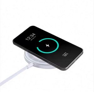 Custom Logo Car Phone Holder Personalized Gifts Fast Magnetic Wireless Charger Pad - Product Image 1