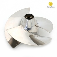 Pièces d'impeller à aubes ouvertes pour pompe centrifuge en acier inoxydable moulé par investissement OEM