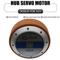 Moteur servo à roue moyeu DC sans engrenage ZLTECT CE ISO9001 à couple élevé, encodeur optique 1024, 8 pouces, 48V, charge 400 kg, 200 tr/min, sans balais, pour AGV