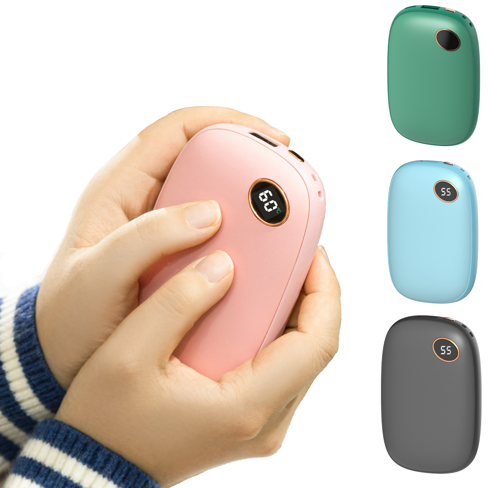 6000 мАч зима мини портативный электрическая грелка для рук Power Bank USB аккумуляторная для согревания рук многоразовая грелка для рук