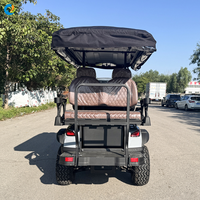 Voiturette de golf électrique Robetaa 4 places 48 V homologuée CE pour la route, avec levage électrique, à vendre