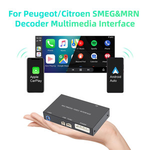 Boîtier de décodeur de mise à niveau de rythme pour Peugeot/Citroën 2013-2018 7 "Screen CarPlay <span class=keywords><strong>Android</strong></span> <span class=keywords><strong>Auto</strong></span> Retrofit Kit <span class=keywords><strong>SMEG</strong></span>/MRN Adaptateur sans fil - Product Image 5