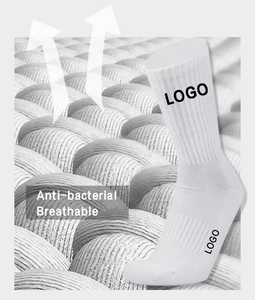 2026 कपास योग और गैर-पर्ची महिलाओं के मिड-ट्यूब योग मोजे इनडोर खेल फिटनेस वसंत/शरद की सांस लेने योग्य पिलेट्स मोजे - Product Image 3