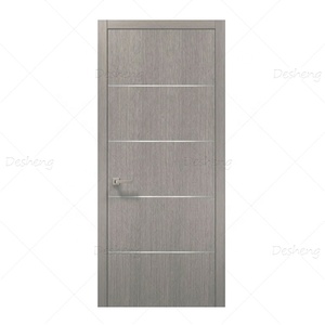 <span class=keywords><strong>Puerta</strong></span> de Dormitorio Moderna de <span class=keywords><strong>Madera</strong></span> de Teca, Paneles de <span class=keywords><strong>Puerta</strong></span> de <span class=keywords><strong>Madera</strong></span> Sólida para Hotel, Puertas Interiores de WPC - Product Image 6
