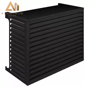 Penutup AC aluminium berlapis bubuk tahan cuaca luar ruangan untuk perlindungan pendingin udara - Product Image 1