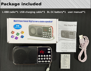 Máy Nghe Nhạc Kỹ Thuật Số L-088, Máy Nghe Nhạc Kỹ Thuật Số Mini Ultimedia Di Động Có Loa Để Phát Nhạc MP3 - Product Image 5