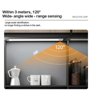 Veilleuse à <span class=keywords><strong>LED</strong></span> avec détecteur de mouvement sans fil sous les meubles Lumières pour armoires de cuisine Chambre à coucher Armoire Intérieur Veilleuse - Product Image 4