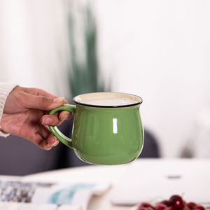 High Grade Porcelain Coffee Mugs-High Quality Multicolor Eco-Friendly Low MOQ Modern Minimalist Design - Product Image 6