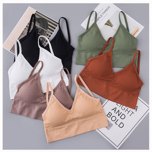 บราแฟชั่นดีไซน์เกาหลีขายดี ทรงวีด้านหน้า ทรงยูด้านหลัง ไม่มีโครง ใส่สบายตลอด 24 ชั่วโมง สำหรับผู้หญิง - Product Image 2