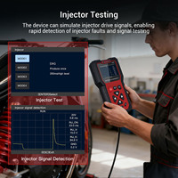 Escáner de Diagnóstico OBD2 TopDiag M201, Lector de Códigos de Error, Ajuste de Marcha Lenta CO, Probador de Batería, Herramienta de Escaneo de Datos en Tiempo Real para Motocicletas EFI