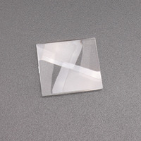 Camman Optical Biconvex 41x37mm Square Magnifying Double Convex Acrylic Lenses OEM S4137
