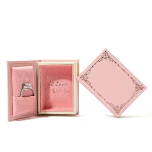 Luxury Jewelry Box Custom Modern <b>Watch</b> Box Grey Leather Jewellery Packing Boxes With Logo - Product Image 4