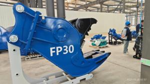 Máy nghiền thủy lực EDDIE FP20 loại cố định, thiết bị gắn máy xây dựng, dành cho máy xúc 18-27 tấn, thiết bị phá dỡ đô thị, lực nghiền 2330 KN - Product Image 3