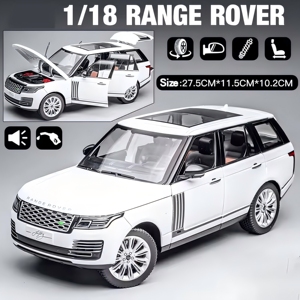 1/18 Land <span class=keywords><strong>Rover</strong></span> Range <span class=keywords><strong>Rover</strong></span> SUV fuoristrada in lega di <span class=keywords><strong>auto</strong></span> modello per bambini per bambini giocattolo regalo per veicolo in metallo ornamenti decorativi - Product Image 5