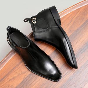 Zapatos de Vestir para Hombre, de Cuero Vacuno Genuino, Estilo Oxford, para Oficina, Bodas y Eventos Formales - Product Image 4