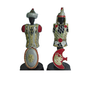 Statua Personalizzata di Cavaliere Medievale in Armatura d'Argento, Cavallo in Lega di Zinco Pressofuso, 8cm, Personaggio da Collezione di Film e TV - Product Image 2