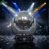 Yinuo Best 120W Moving Head Mirror Ball Light DMX512 LCD Display Auto Rotate Reflective Disco Light for Wedding Party Bar&KTV