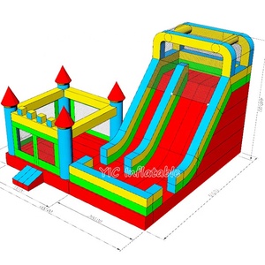 Castillos Inflables Baratos con Tobogán, Compre Castillos Hinchables en Línea para Alquiler de Eventos, Certificados como Seguros - Product Image 6