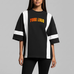 Camisetas de Verano para Mujer, Talla Grande, 100% Algodón, Personalizadas, Casuales, de Manga Corta y Cuello Redondo, 140 g/m² - Product Image 5