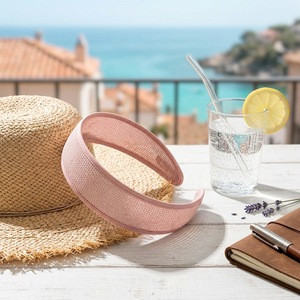 Nuova Fascia per Capelli Larga in Rete Traspirante <span class=keywords><strong>da</strong></span> Donna, Stile Coreano, per Primavera Estate, Accessorio per Capelli <span class=keywords><strong>da</strong></span> Ragazza - Product Image 6
