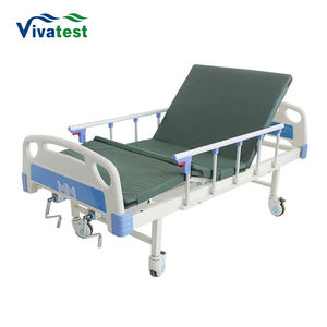 Металлическая двойная кривошипная кровать для дома и больницы, сделано в Китае, ручная двойная функция (Оптовая Быстрая доставка) - Product Image 4