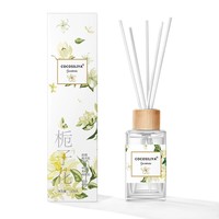 Diffuseur de parfum liquide naturel à bâtonnets 5.8*5.8*22.5cm Huile essentielle 320g Logo personnalisé MOQ 50 pièces