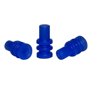 Bouchon d'étanchéité en silicone pour connecteur automobile AMP TE, résistant aux hautes températures, à l'abrasion et à la corrosion 989-1844 - Product Image 1