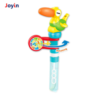 Sifflet d'oiseaux d'eau 2 en 1 Tambour à main Baguette à bulles Jouet sifflant Musique Bulle Amusante pour enfants Pique-nique et événements en plein air