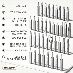Juego de Destornilladores Profesional 46 en 1, 38 Puntas, Batería de Litio-Ion de Aluminio, 3 Nm de Torque - Product Image 2