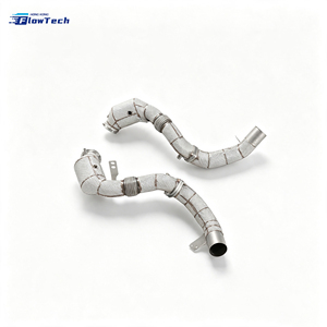 ท่อดาวน์ไปป์ประสิทธิภาพสูงสำหรับ BMW M850i G14 G15 G16 N63 4.4T V8 Twin Turbo ผลิตจากสแตนเลส 304 แบบยึดติดโดยตรง - Product Image 3