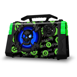 Sang Trọng AP-X824 Tay Cầm Di Động Màu Xanh Loa Răng Với Vành Đai Bloototh Loa <span class=keywords><strong>30Watt</strong></span> Partybox Loa Boombox Parlantes - Product Image 1