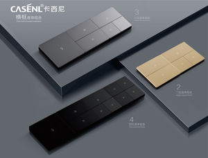 Công Tắc 4 Gang Sang Trọng Gắn Tường Cảm Ứng Ánh Sáng Thông Minh WIFI Tuya Phiên Bản <span class=keywords><strong>ZIGBEE</strong></span> Điều Khiển Bằng Ứng Dụng - Product Image 5