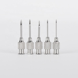 <span class=keywords><strong>Aiguille</strong></span> vétérinaire réutilisable en acier inoxydable à embout moleté <span class=keywords><strong>pour</strong></span> injection animale (bétail, porcs, moutons) - Product Image 2
