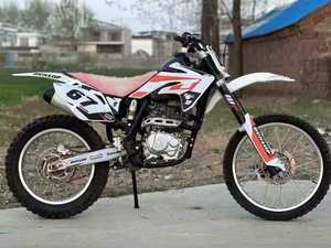 <span class=keywords><strong>Moto</strong></span> tout-terrain électrique 250cc avec démarrage électrique, moteur 4 temps sans balais refroidi par air, frein à disque en acier, options essence et électrique - Product Image 3