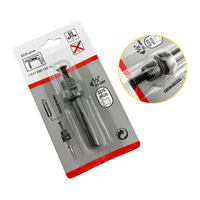 Adaptateur de tige SDS Plus 1/2"-20 UNF en acier au carbone haute résistance, mandrin fileté pour perceuse à percussion, scie cloche et accessoires de perçage