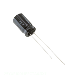 Condensateur traversant à aluviage radial 100 µF 20 % 25 V TH 25YXF100MEFCTA6.3X11 - Product Image 1
