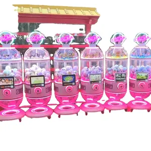 Macchine a gettoni della palla della capsula del regalo della caramella palle rimbalzanti capsule dell'uovo giocattoli distributore automatico di gumball a spirale